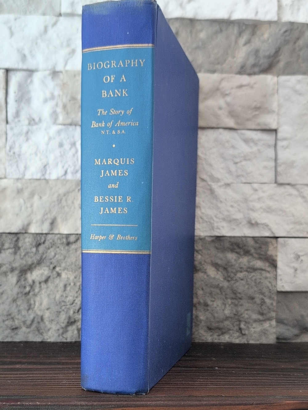 Vintage 1954 Biography of a Bank: The Story of Bank of America Rare 1st Edition